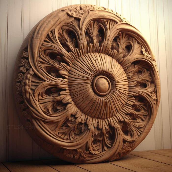 Patterns and decorations (stl flare 1, PATTERN_917) 3D models for cnc